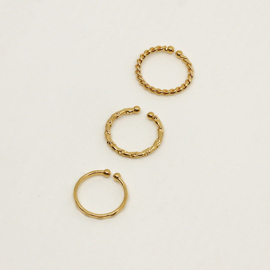 Bague fine N°3 Torsadée