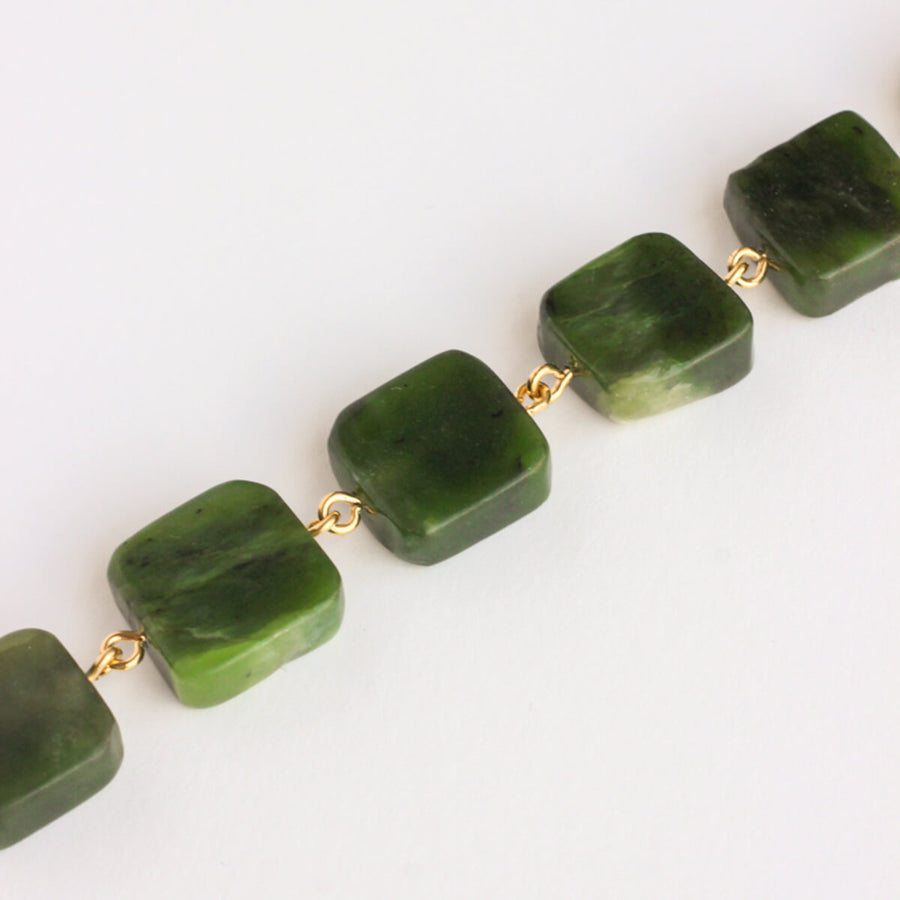 Perles SUZANNE - Jade Vert
