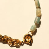 Composition BEATRICE + Agate Tube Bleu