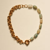 Composition BEATRICE + Agate Tube Bleu