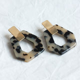 Boucles d'oreilles OPHELIA Ecailles Beiges