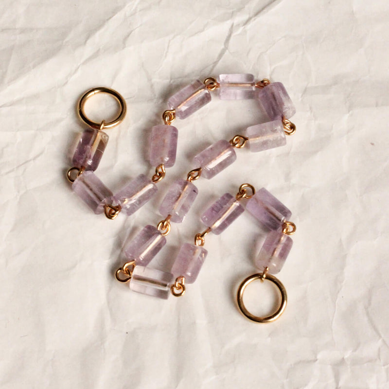 Perles MINI N°16 - Améthyste Naturelle