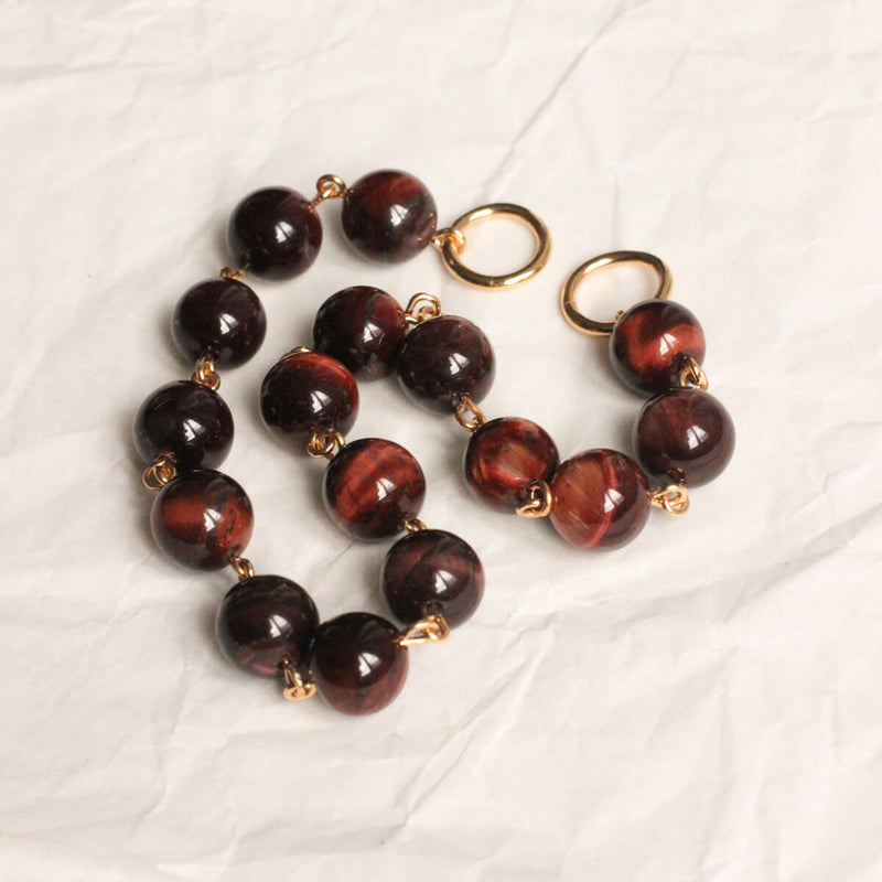 Perles MINI N°9 - Oeil de Taureau