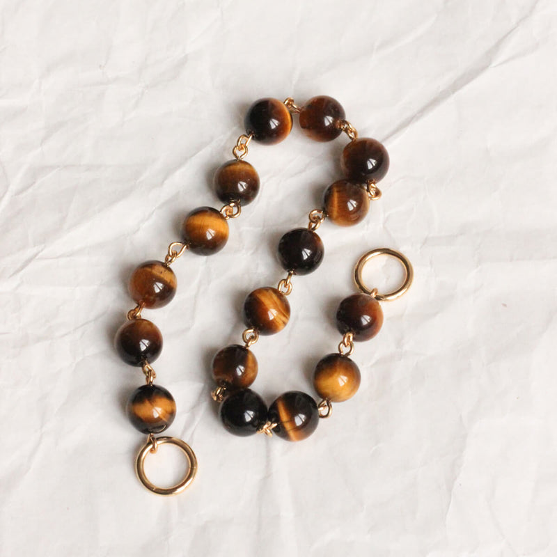 Perles MINI N°11 - Oeil de Tigre Or