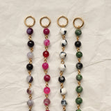 Composition Mini GARANCE + Perles Agate Rose