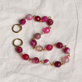 Perles MINI N°6 - Agate Rose