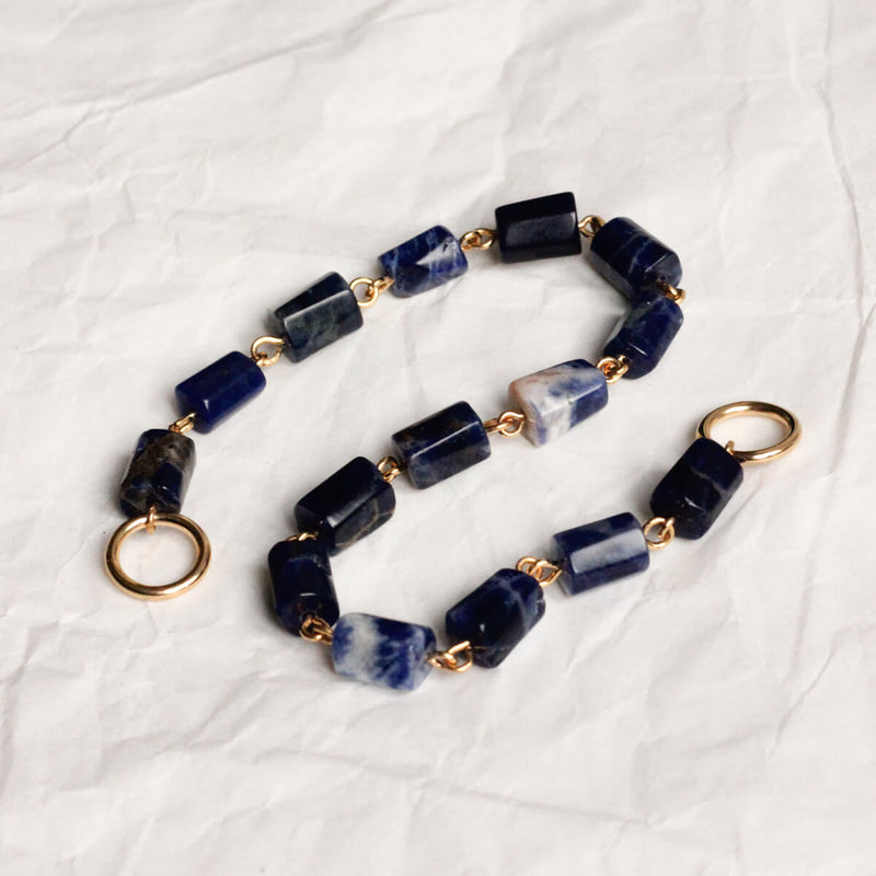 Perles MINI N°14 - Sodalite Tube