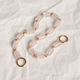 Perles MINI N°17 - Quartz Rose