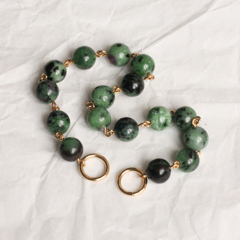 Perles MINI N°10 - Rubis Zoisïte