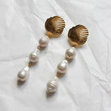 Boucles pendantes ARISTA - Perles Eau douce