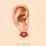 Boucles d'oreilles puces ARMANCE