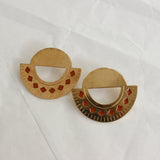 Boucles d'oreilles LIANE - Terracotta