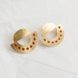 Boucles d'oreilles LIANE - Terracotta
