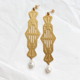 Boucles pendantes Maxi LYNE Perles