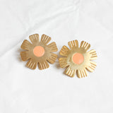 Boucles d'oreilles Maxi MAGNOLIA Pêche