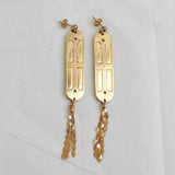 Boucles d'oreilles ALMA pendantes