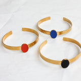 Bracelet jonc MINA martelé