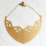 Plastron EDMEE - Or mat