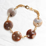 Collier Perles Agate Maxi