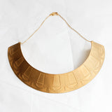 Collier plastron ADELE - Or Mat