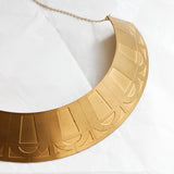 Collier plastron ADELE - Or Mat