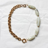 Composition BEATRICE + Perles Agate Vert Menthe