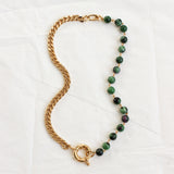 Composition MINI - MARCELLE + Perles Vertes Rubis Zoisite