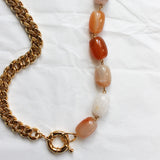 Composition SUZANNE + Perles Agate Corail