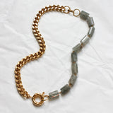 Composition SUZANNE + Perles Quartz Tourmaline
