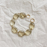 Quartz Citron Ovale - Edition Confidentielle