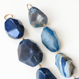 Agate Caillou Bleu XL - Edition Confidentielle