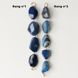 Agate Caillou Bleu XL - Edition Confidentielle