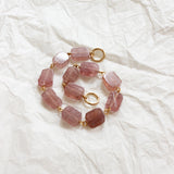 Quartz Fraise Mini Pavé - Edition Confidentielle