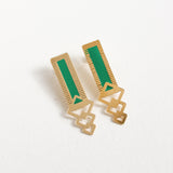 Boucles TESS Vert Jungle - N°49