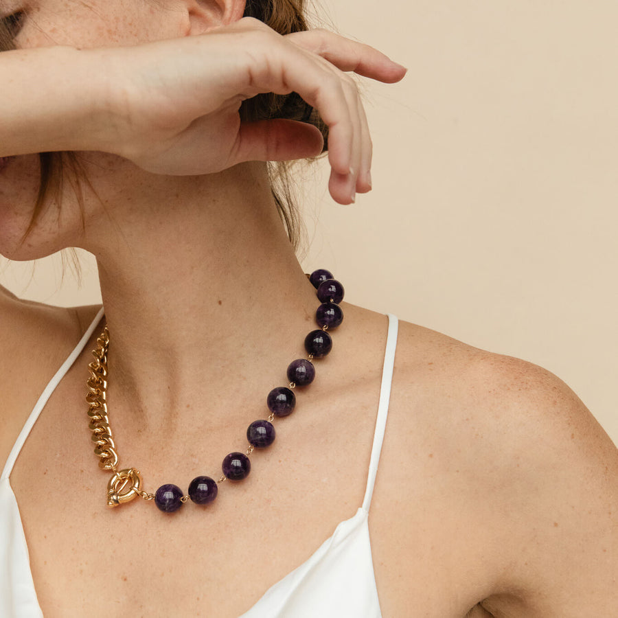 Chaîne SUZANNE et Perles Vertes